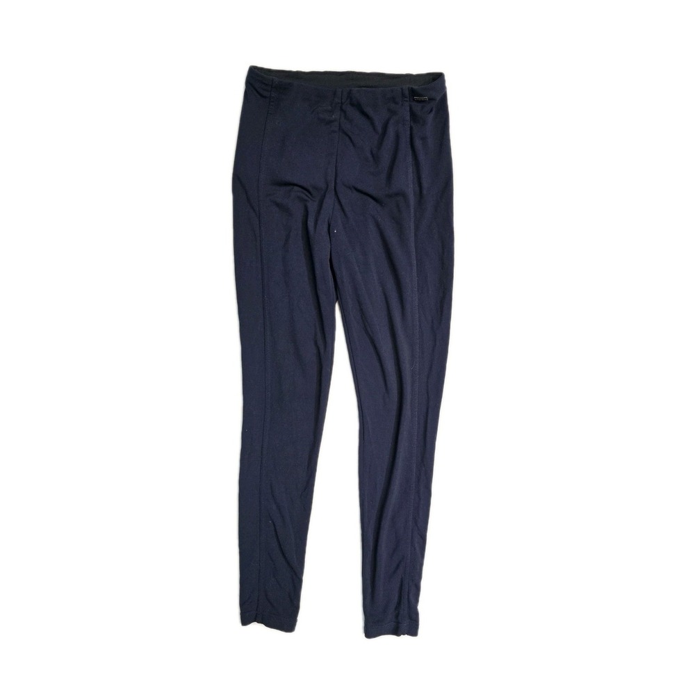 Ivanka Trump Women's Rayon Knit Pants Small Navy Blue Pull On